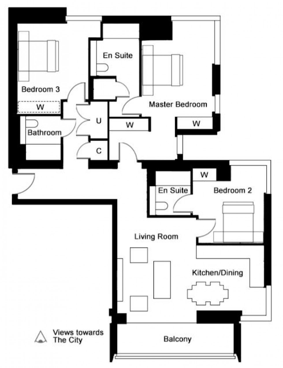 Floorplan for City Road, London