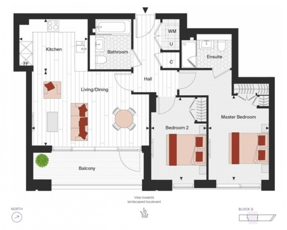 Floorplan for Park Street, London