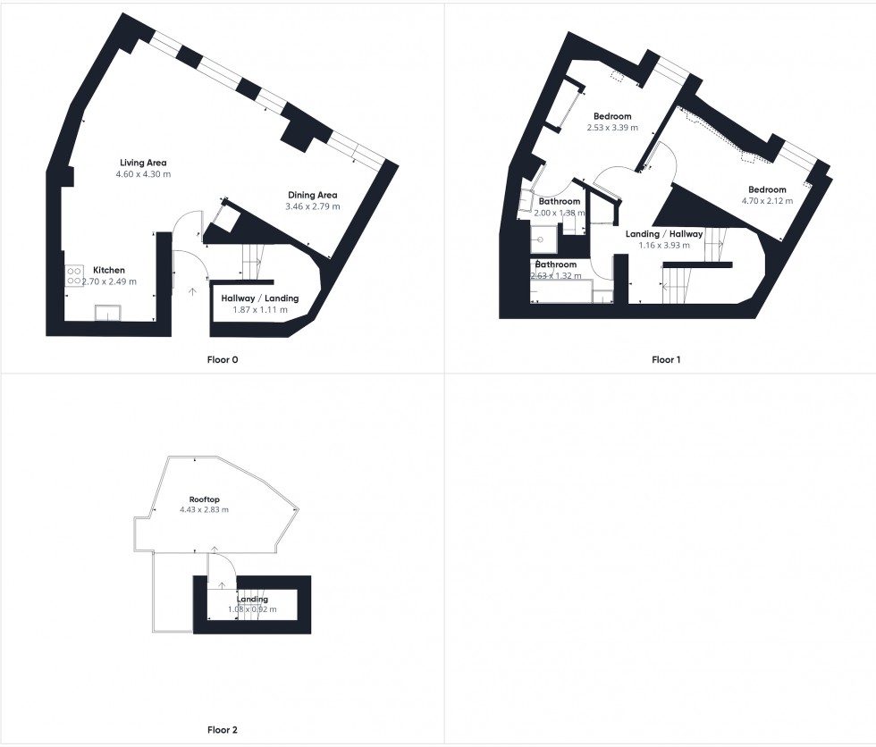 Floorplan for Garrick Street, London