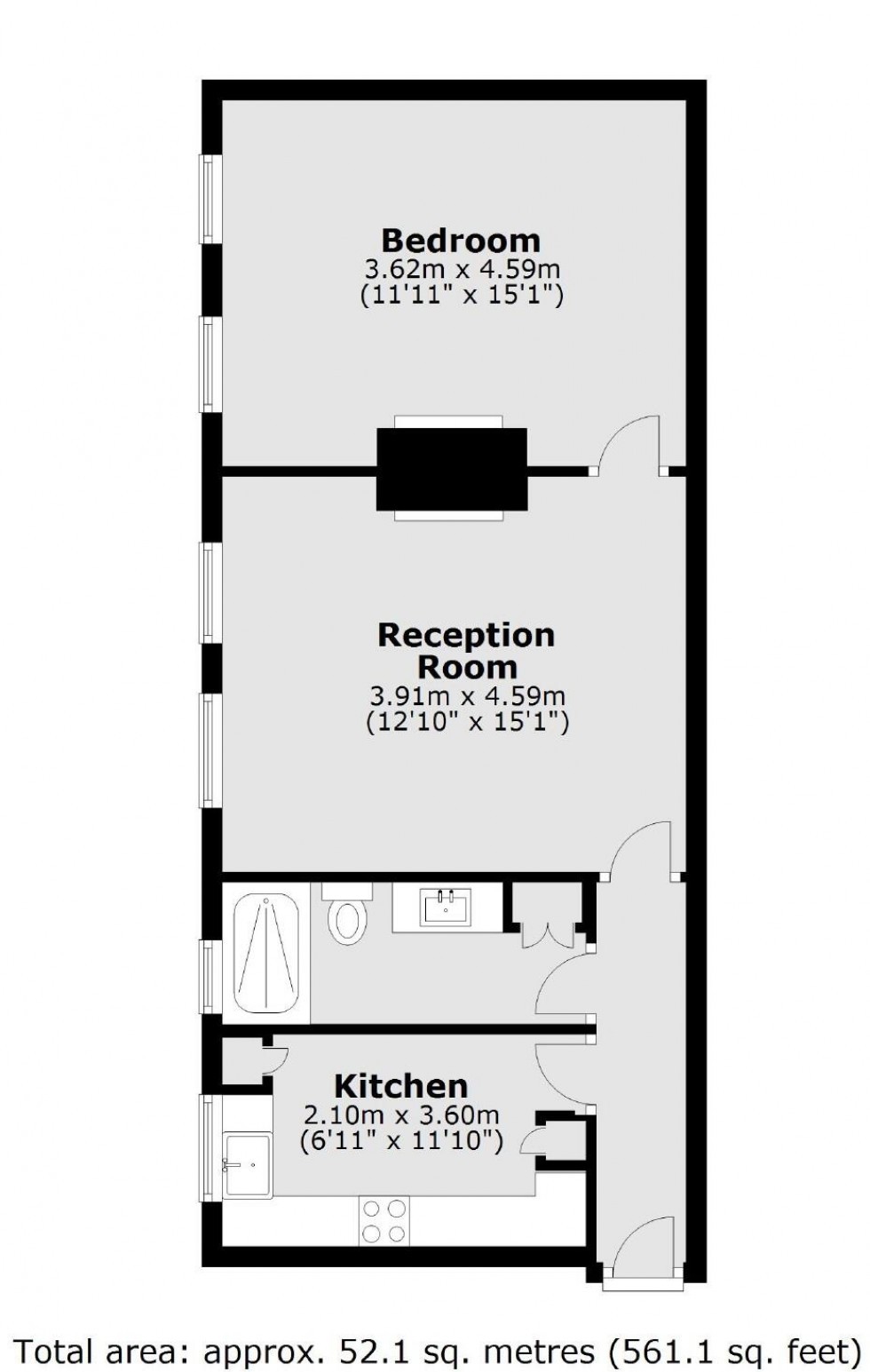 Floorplan for Mallord Street, London