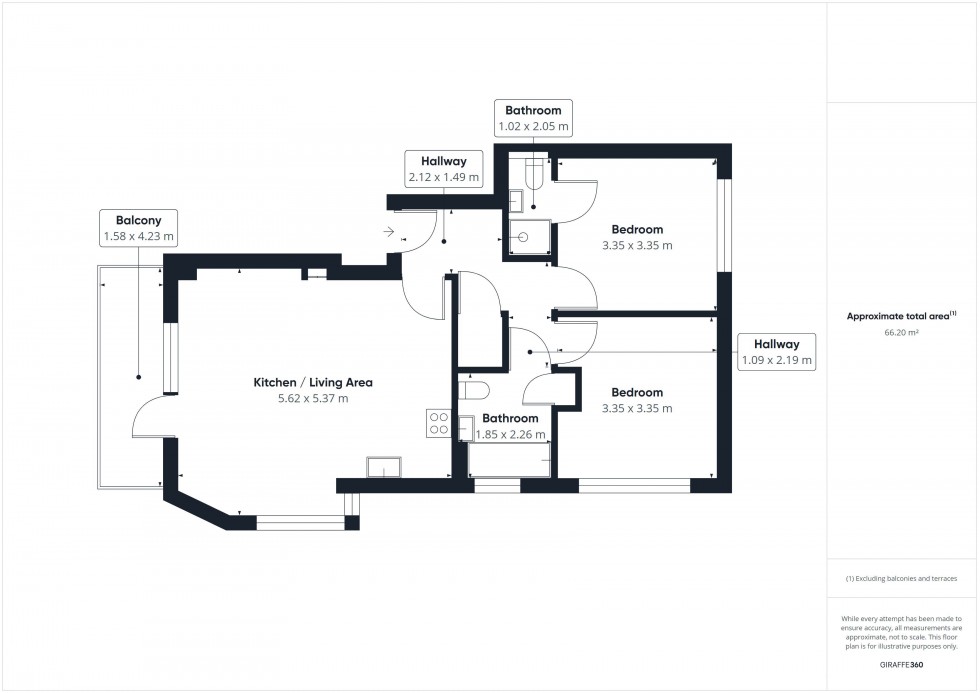 Floorplan for Copenhagen Street, London